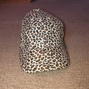 NWOT leopard print baseball hat